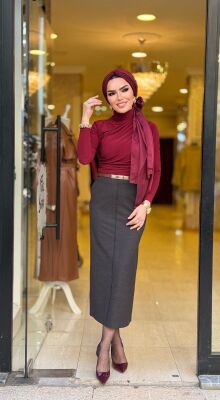 2314 DRAPE BODY BORDO - 3